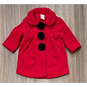 Starting Out Infant Red Pea Coat size 9 months